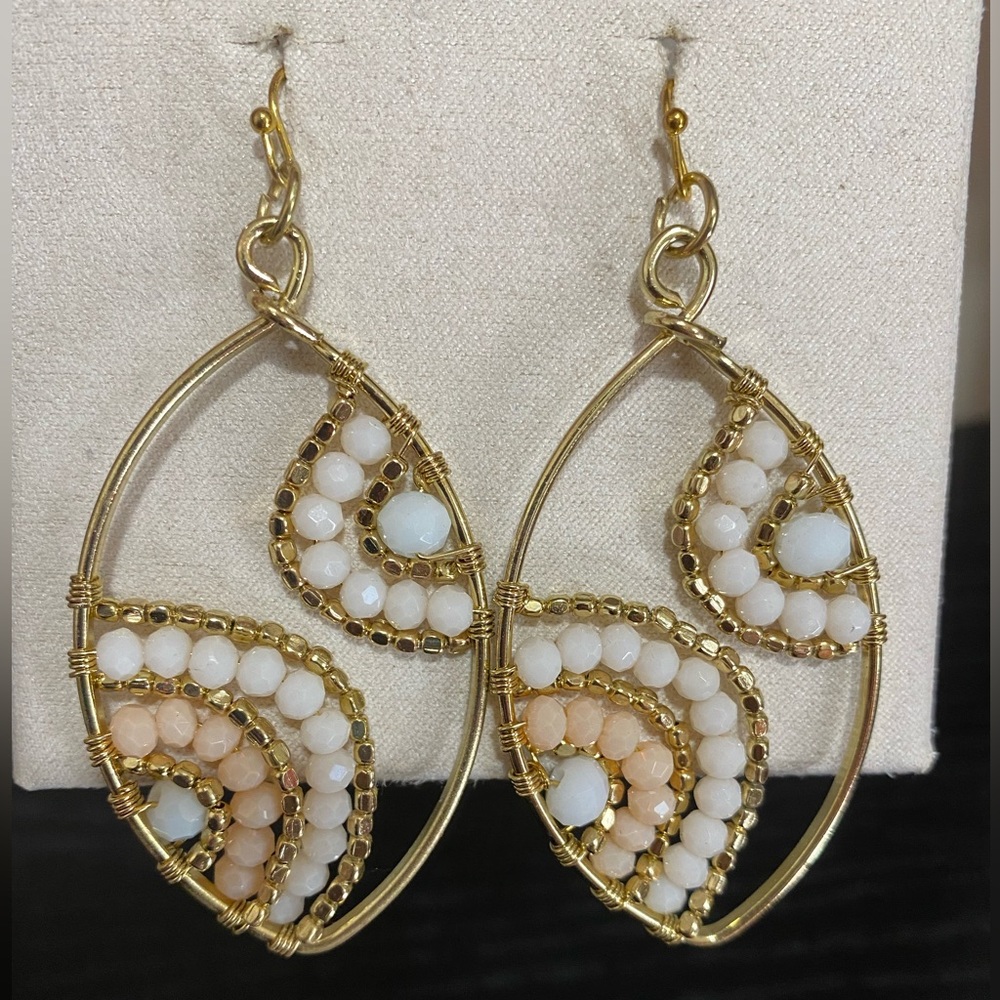 🎉❤️ Swayze Boho Gold Multicolor Beaded Earrings
